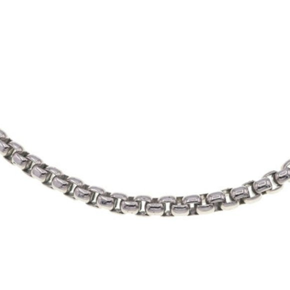 LOUIS VUITTON Necklace Monogram Eclipse Collier Chain M62588 Pendant Choker LV M - Picture 2 of 5